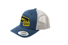 Кепка с сеткой 6P Снасти Здрасьте Bone Logo #Navy/Black&Yellow