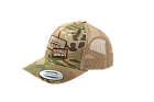 Кепка с сеткой 6P Снасти Здрасьте Bone Logo #Khaki/Grey